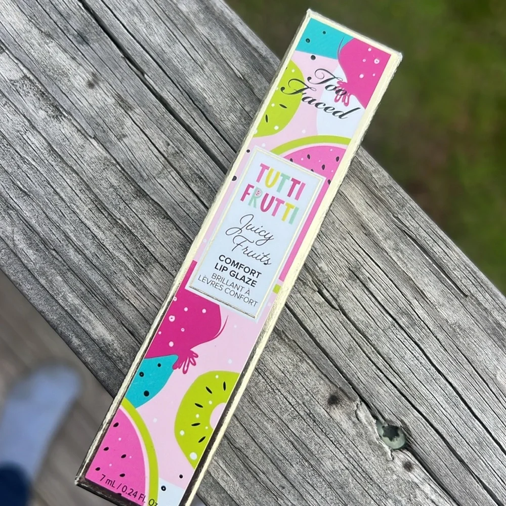 🌙♣️Too Faced Totally Smashed Tutti Frutti Comfort Lip Glaze